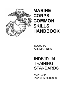 marine corps common skills handbook