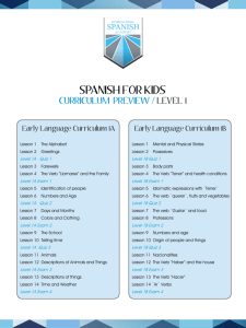 spanish for kids - Homeschool Spanish Academy
