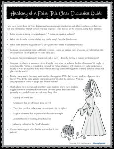 Anatomy of a Fairy Tale Class Discussion Guide