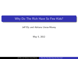 Why Do The Rich Have So Few Kids?