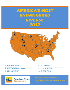 america's most endangered rivers® 2012