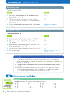 Find all the factors of 14.