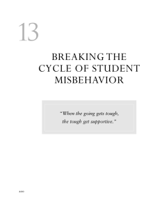 breaking the cycle of student misbehavior