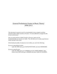General Preliminary Exams in Music Theory 2008-‐201