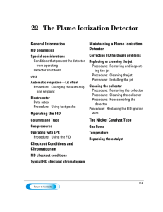 The Flame Ionization Detector