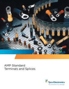 AMP Standard Terminals and Splices catalog