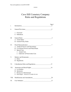 Document - Cave Hill Cemetery