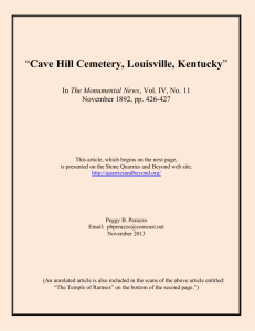 Cave Hill Cemetery, Louisville, Kentucky