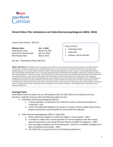 Clinical Policy Title: Ambulatory and Video