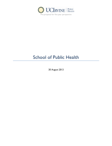 School of Public Health - University of California, Irvine