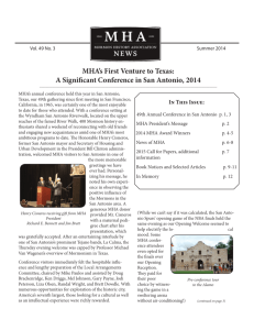 A Significant Conference in San Antonio, 2014