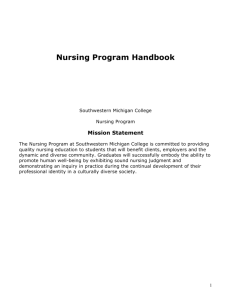 SOUTHWESTERN MICHIGAN COLLEGE SCHOOL OF NURSING