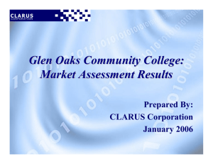 clarus - Glen Oaks Community College
