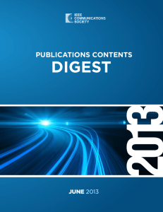 DIGEST - IEEE Communications Society