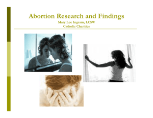 Abortion Research and Findings