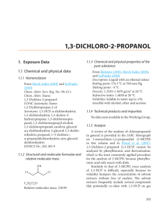 1,3-dichloro-2-propanol - IARC Monographs on the Evaluation of