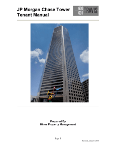 JP Morgan Chase Tower Tenant Manual