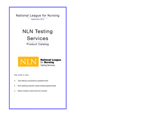 NEW NLN Catalog 2015.pub - National League for Nursing