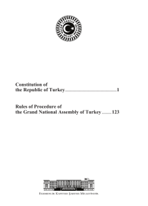 Constitution - The Grand National Assembly of Turkey