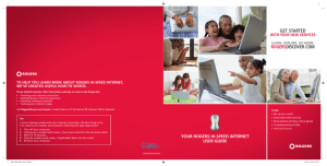 your rogers hi-speed internet user guide - ROGERS HELP