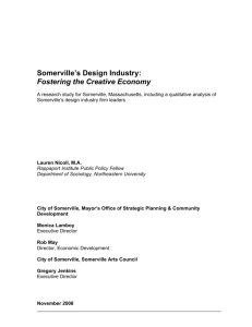 Somerville's Design Industry