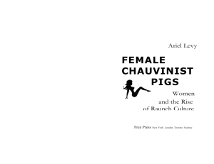 female chauvinist pigs - Academic Program Pages at Evergreen