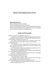 selected bibliography