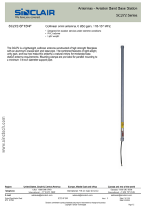 Sinclair VHF antennas