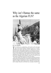 Why isn't Hamas the same as the Algerian FLN?