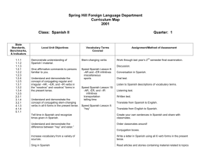 Spring Hill Foreign Language Department