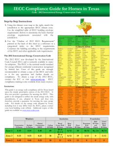 IECC Compliance Guide for Homes in Texas