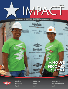 a house becomes a home - The DOW Chemical Company