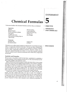 LAB Chemical Formulas