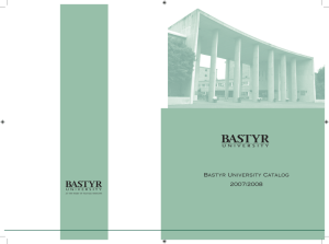 Bastyr University Catalogue 2007-08