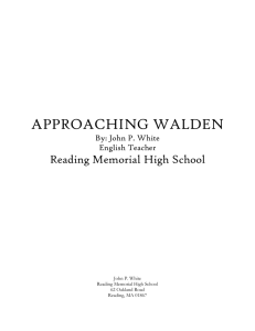 approaching walden - Walden Woods Project