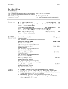 Mingyi Hong - Industrial and Manufacturing Systems Engineering