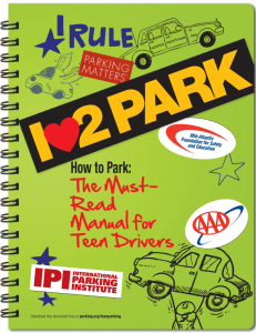 The Must- Read Manual for Teen Drivers