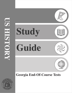 US History EOCT Study Guide - Cobb County School District