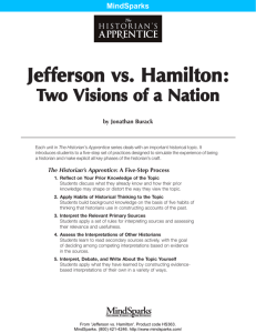 Jefferson vs. Hamilton - Social Studies School Service