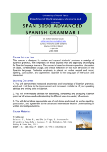 span 3090 advanced spanish grammar i
