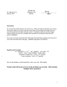 Exam 03 Key