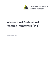 International Professional Practice Framework (IPPF)