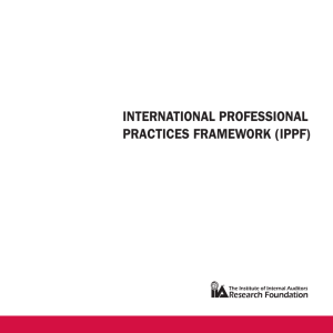 INTERNATIONAL PROfEssIONAL PRAcTIcEs fRAmEwORk (IPPf)