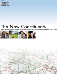 The New Constituents How Latinos Will Shape Congressional