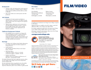 film/video - Orange Coast College