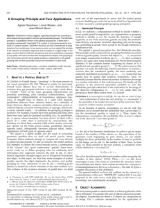 A grouping principle and four applications - Pattern Analysis