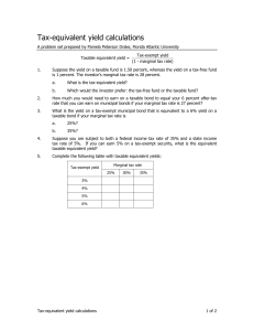 Tax-equivalent yield calculations - it
