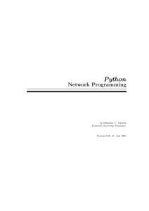 Python's network programming