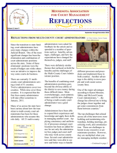 Vol.2, Issue 3 - Sep-Dec 2010 - Minnesota Association for Court