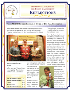 REFLECTIONS - Minnesota Association for Court Management